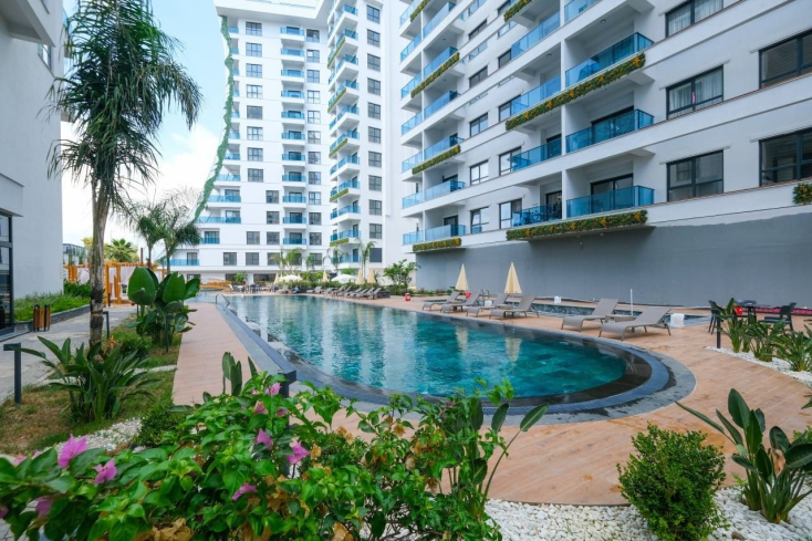 Modern 1+1 Apartment in the New Premium— 11th Floor with Views & Full Facilities