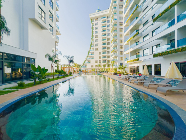 Modern 1+1 Apartment in the New Premium— 11th Floor with Views & Full Facilities