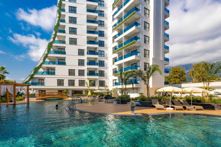 Modern 1+1 Apartment in the New Premium— 11th Floor with Views & Full Facilities