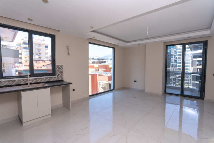 1+1 Apartment Near the Sea in Mahmutlar — Licensed for Short-Term Rental, New Finish