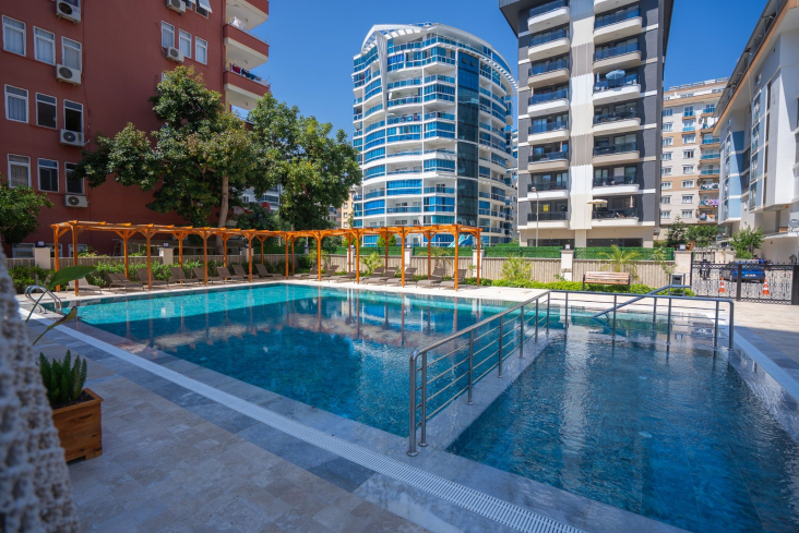 1+1 Apartment Near the Sea in Mahmutlar — Licensed for Short-Term Rental, New Finish