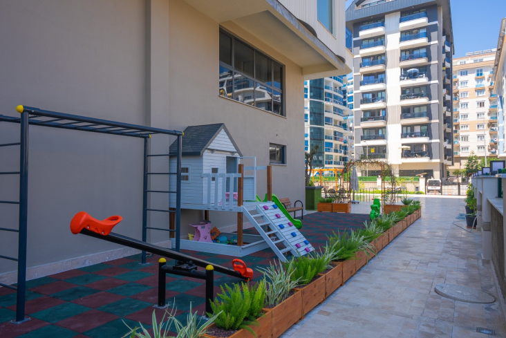 1+1 Apartment Near the Sea in Mahmutlar — Licensed for Short-Term Rental, New Finish