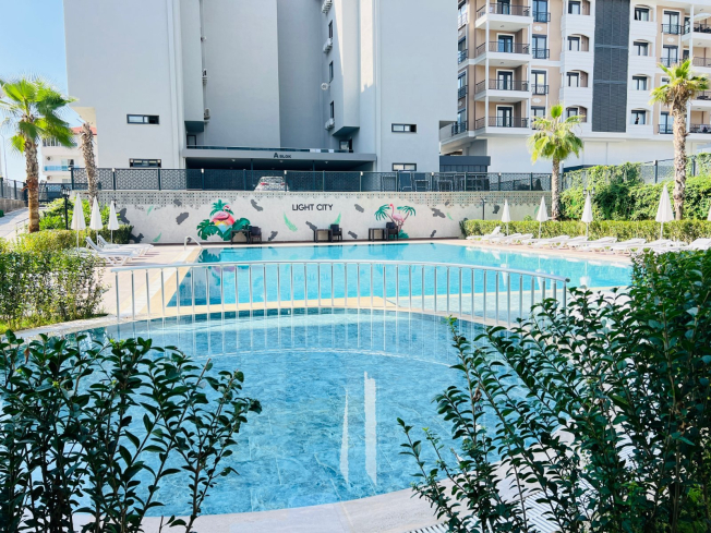 Sea-view 1+1 apartment in Kargicak — 100 m to the beach, furnished, rental-ready