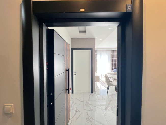 Sea-view 1+1 apartment in Kargicak — 100 m to the beach, furnished, rental-ready