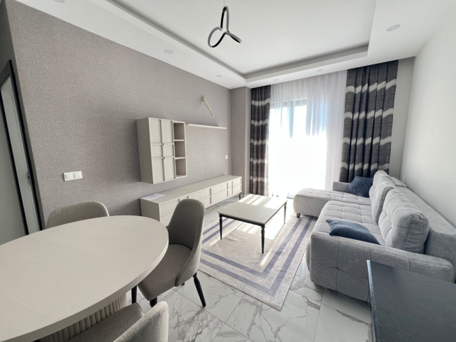 Sea-view 1+1 apartment in Kargicak — 100 m to the beach, furnished, rental-ready