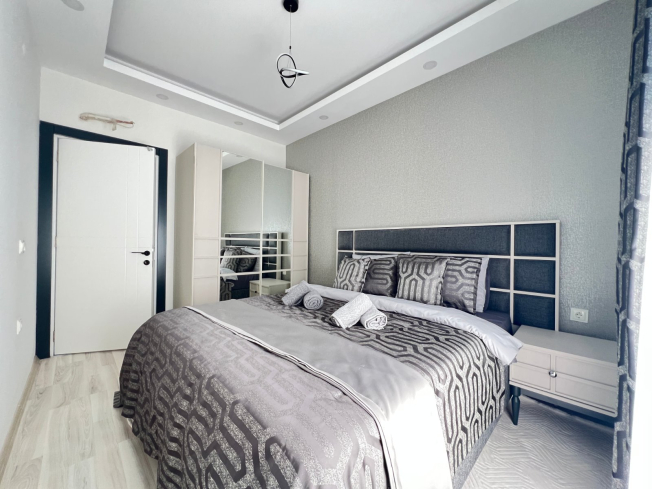 Sea-view 1+1 apartment in Kargicak — 100 m to the beach, furnished, rental-ready