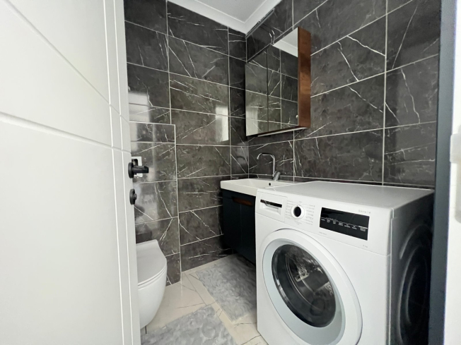 Sea-view 1+1 apartment in Kargicak — 100 m to the beach, furnished, rental-ready