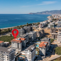 Sea-view 1+1 apartment in Kargicak — 100 m to the beach, furnished, rental-ready