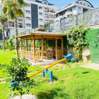 Sea-view 1+1 apartment in Kargicak — 100 m to the beach, furnished, rental-ready