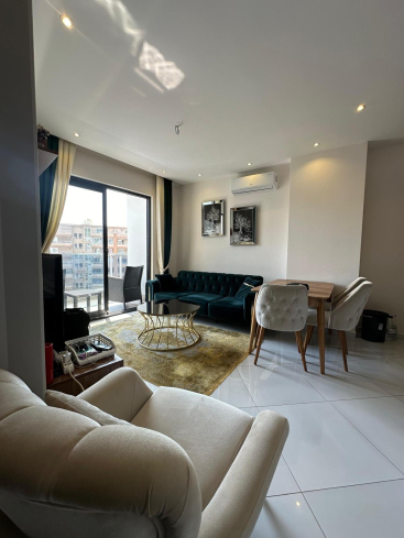 Fully Furnished 1+1 Apartment Near the Sea with Hotel-Style Facilities in Mahmutlar