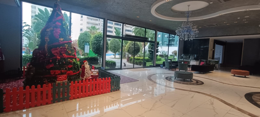 Fully Furnished 1+1 Apartment Near the Sea with Hotel-Style Facilities in Mahmutlar