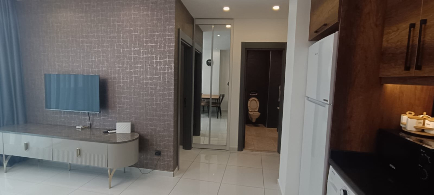 Fully Furnished 1+1 Apartment Near the Sea with Hotel-Style Facilities in Mahmutlar