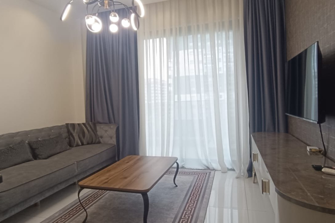 Fully Furnished 1+1 Apartment Near the Sea with Hotel-Style Facilities in Mahmutlar