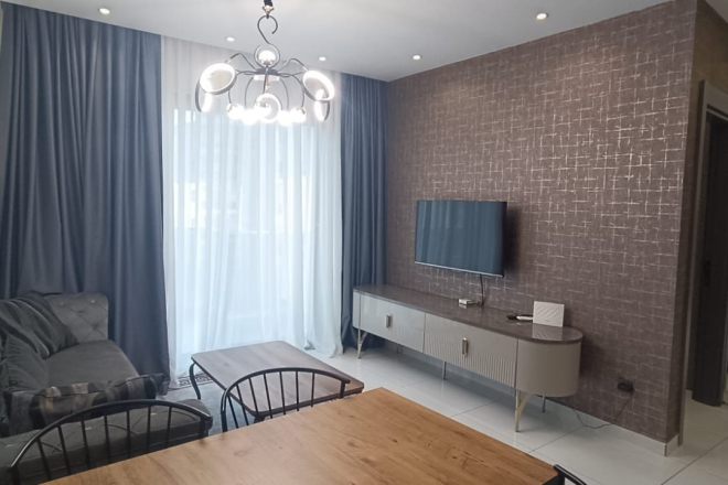 Fully Furnished 1+1 Apartment Near the Sea with Hotel-Style Facilities in Mahmutlar