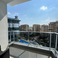 Fully Furnished 1+1 Apartment Near the Sea with Hotel-Style Facilities in Mahmutlar