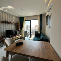 Fully Furnished 1+1 Apartment Near the Sea with Hotel-Style Facilities in Mahmutlar