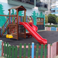 Fully Furnished 1+1 Apartment Near the Sea with Hotel-Style Facilities in Mahmutlar