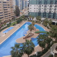 Fully Furnished 1+1 Apartment Near the Sea with Hotel-Style Facilities in Mahmutlar