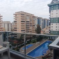 Fully Furnished 1+1 Apartment Near the Sea with Hotel-Style Facilities in Mahmutlar