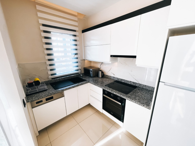 Modern Furnished 1+1 Apartment Near the Sea in Kargicak — Perfect for Living & Rental Income