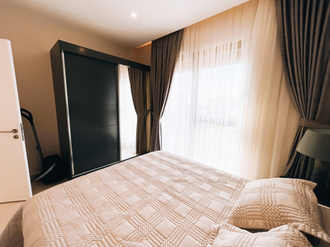 Modern Furnished 1+1 Apartment Near the Sea in Kargicak — Perfect for Living & Rental Income