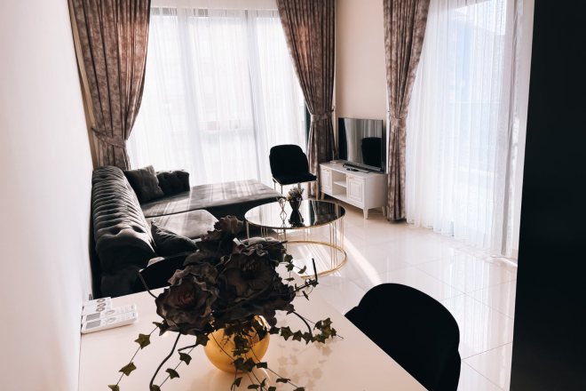 Modern Furnished 1+1 Apartment Near the Sea in Kargicak — Perfect for Living & Rental Income