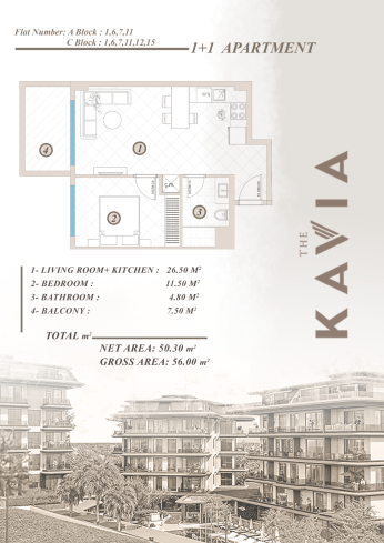 Premium investment project in Kestel with 0% installment plan