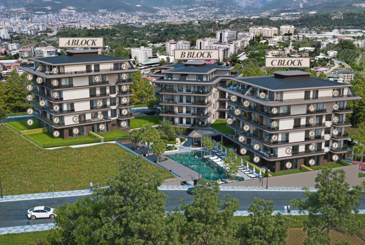 Premium investment project in Kestel with 0% installment plan