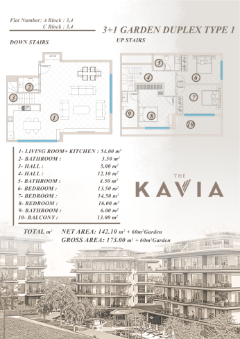 Premium investment project in Kestel with 0% installment plan