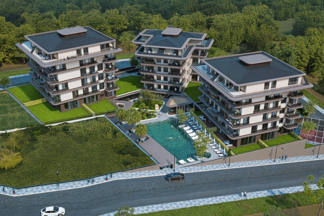 Premium investment project in Kestel with 0% installment plan
