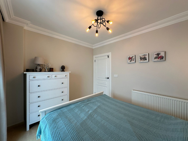 Spacious 3+1 villa with panoramic sea and castle views in Tepe