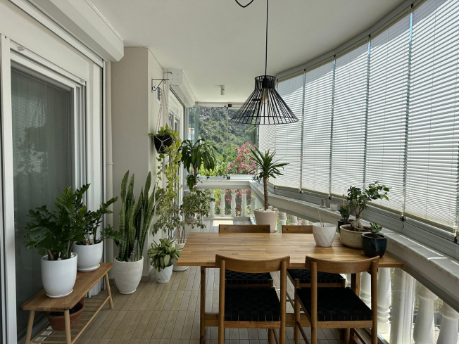 Spacious 3+1 villa with panoramic sea and castle views in Tepe