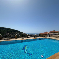 Spacious 3+1 villa with panoramic sea and castle views in Tepe
