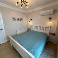 Spacious 3+1 villa with panoramic sea and castle views in Tepe