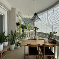 Spacious 3+1 villa with panoramic sea and castle views in Tepe