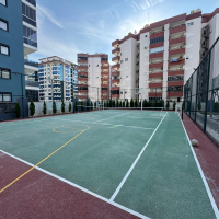 Modern 1+1 Apartment in Mahmutlar with Resort-Style Facilities, 500 m from the Sea
