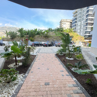 Modern 1+1 Apartment in Mahmutlar with Resort-Style Facilities, 500 m from the Sea