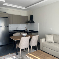 Modern 1+1 Apartment in Mahmutlar with Resort-Style Facilities, 500 m from the Sea