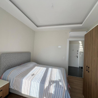 Modern 1+1 Apartment in Mahmutlar with Resort-Style Facilities, 500 m from the Sea