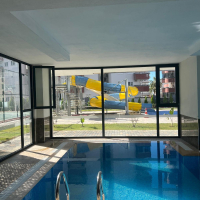 Modern 1+1 Apartment in Mahmutlar with Resort-Style Facilities, 500 m from the Sea