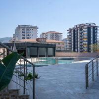 New 1+1 Apartment in Mahmutlar with Full On-Site Facilities, 600 m from the Sea