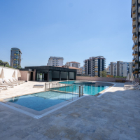 New 1+1 Apartment in Mahmutlar with Full On-Site Facilities, 600 m from the Sea