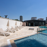 New 1+1 Apartment in Mahmutlar with Full On-Site Facilities, 600 m from the Sea