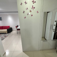 Fully furnished 1+1 apartment in Kestel, 300 m from the sea with resort-style facilities