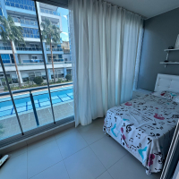 Fully furnished 1+1 apartment in Kestel, 300 m from the sea with resort-style facilities
