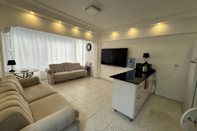 Furnished 1+1 Apartment in Mahmutlar — 300 m from the Sea