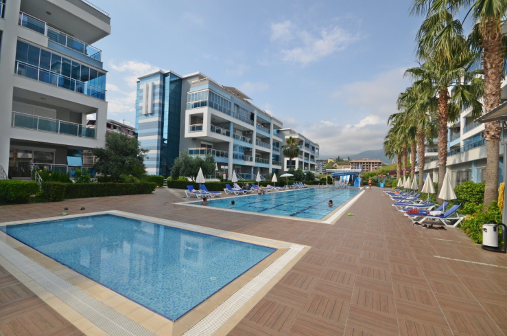 Spacious 1+1 Apartment in Kestel with Resort-Style Facilities Near the Sea