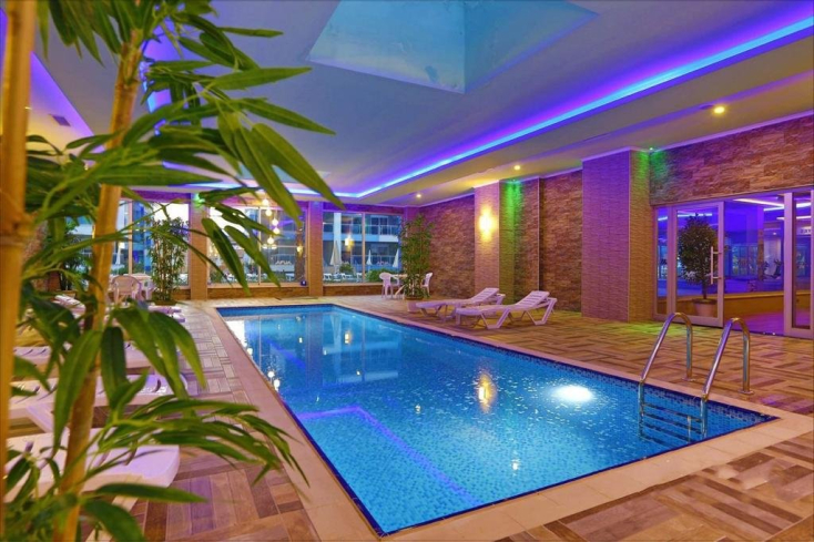 Spacious 1+1 Apartment in Kestel with Resort-Style Facilities Near the Sea