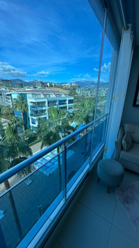 Spacious 1+1 Apartment in Kestel with Resort-Style Facilities Near the Sea