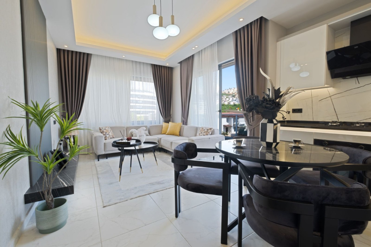 Brand-new 1+1 Sea View Apartment in Kargicak — Ideal for Living or Rental Income